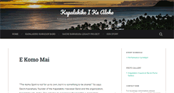 Desktop Screenshot of kapalakiko.org